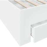  Okvir za krevet s ladicama bijeli 100x200 cm konstruirano drvo | shoptok.hr