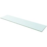 vidaXL Polica Prosojno Steklo 110x25 cm Cene