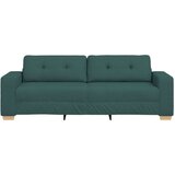  Temno zelena Obložena tkanina, leseni noge Velik Sedeži mnoge | Shoptok.si