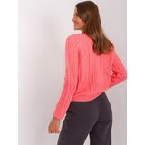 Wool Fashion Italia Sweater-AT-SW-2346-2.99P-Coral | Shoptok.si