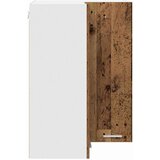 vidaXL Viseča omarica s polico Riga Staro les in bela 57 x 57 x 80 cm | Shoptok.si