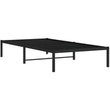 Metalni Kovinski posteljni okvir črn 100x200 cm | Shoptok.si