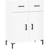 Maison Chic Komoda - Predalnik visok sijaj bela 69,5x34x90 cm inženirski les, (21721535) Cene