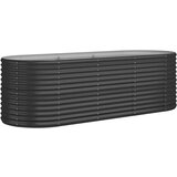  Povišena vrtna gredica od čelika 224x80x68 cm antracit | shoptok.hr
