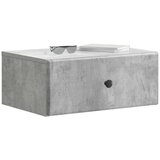  Stenski nočni omarici Betonsko siva 49 x 34,5 x 20 cm, (5000209522) | Shoptok.si