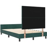 vidaXL postelja temno zelena 120x200 cm žamet, (22049890) | Shoptok.si