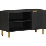 Furnova TV omarica črna 80x33x46 cm iz umetnega lesa, (21924651) Cene