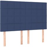  Okvir za krevet bez madraca plavi 140 x 200 cm od tkanine | shoptok.hr