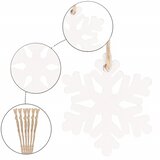 springos set božićnih pahulja, 6 komada, bijele | shoptok.hr