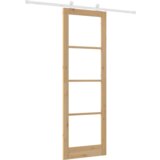 VidaXL Klizna vrata s setom hardvera 'ORKDAL'od punog drva i stakla VidaXL Klizna vrata s setom hardvera 'ORKDAL'od punog drva i stakla Slike