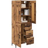  Highboard 2 kom. Staro drvo 69,5 x 34 x 180 cm Slike