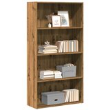 vidaXL Knjižna omara artisan hrast 80x30x152 cm inženirski les, (22009412) | Shoptok.si