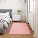  Faux Rabbit Fur Rug Olite Ružičasta 60 x 110 cm Poliester | shoptok.hr