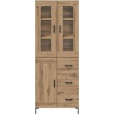  Kuhinjski ormarić Zidne 2 pcs Umjetnički hrast 69 5 x 34 x 180 cm | shoptok.hr