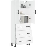  Visoka komoda bijela 69,5x34x180 cm konstruirano drvo | shoptok.hr