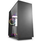 Sharkoon Ohišje Pure Steel midiATX RGB črno | Shoptok.si