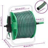  kolut sa setom za pričvršćivanje crijeva 0,5 " 30 m PVC | shoptok.hr