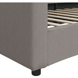  Raztegljiva postelja taupe 90x200 cm blago, (20792311) | Shoptok.si