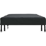  Pokrov za stol Jednobojno Crna 122 x 72 x 15 cm tkanina | shoptok.hr