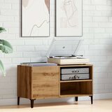 vidaXL Omarica za gramofonske plošče artisan hrast 84,5x38x48 cm | Shoptok.si
