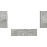  Set TV komoda 2 kom. Betonski sivi Konstruirano drvo | shoptok.hr