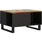 Maison Chic Klubska mizica - kavna mizica - Nizka mizica 60x50x35 cm trden predelan les, (21754822) Cene