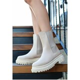 armonika Women's Beige Flr1850 Boots With Elastic Sides and Thick Soles Cene