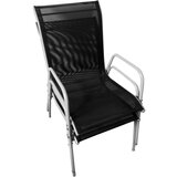  3-dijelni bistro set čelični crni | shoptok.hr