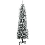 vidaXL Umetna novoletna jelka s 300 LED diodami in snegom 240 cm | Shoptok.si