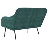 vidaXL Klop temno zelena 110x76x80 cm žamet | Shoptok.si
