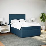  Krevet s oprugama i madracem tamnoplavi 140x190 cm baršunasti | shoptok.hr
