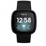 INF pas za uro za fitbit Versa4/Fitbit Versa3/Fitbit sense/fitbit Sense2 black m, (21299129) | Shoptok.si