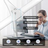 HENSAM 80 cm LED namizna svetilka s sponko | Shoptok.si