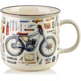 Mondex skodelica porcelan Affekdesign Norman 9,6x13x9,3 večbarvna 1 kos, (5000300843) Cene