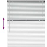  Zavjesa za prozor sa zavjesama Srebrna 105 x 130 cm Aluminij | shoptok.hr