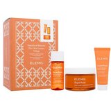 Elemis Superfood Skincare The Glow Getters Trilogy darovni set krema za čišćenje lica Superfood Glow Cleansing Butter 90 ml + posvjetljujući tonik Superfood Fruit Ocat Liquid Glow 50 ml + dnevna krema za lice Superfood Glow Priming Moisturizer 20 ml | shoptok.hr