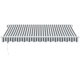 Tenda na automatsko uvlačenje antracit i bijela 350x250 cm | Eponuda.com