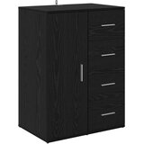 Kreveta s ladicama Crni hrast 59 x 39 x 80 cm Konstruirano drvo | shoptok.hr