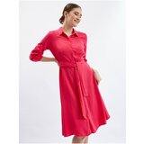 Orsay Dark pink Ladies Shirt Dress - Women Cene'.'