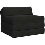 SOFA na razvlačenje Crna 200 x 70 x 10 cm Baršun - Crna 200 x 70 x 10 cm Baršun Cijene