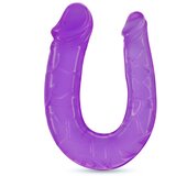 Crushious Dvojni dildo - Double Trouble, vijoličen | Shoptok.si