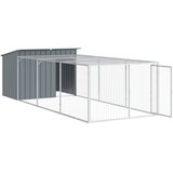  za pse s ograđenim prostorom antracit 153x396x110 cm pocinčani čelik | Eponuda.com