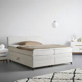 Mömax Boxspring Postelja Bari, Krem, 180x200 | Shoptok.si