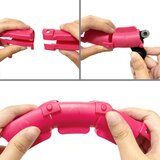 Rebel Active pametni hula hop obruč za mršavljenje s klinovima i utezima 50 cm, ružičasti | shoptok.hr
