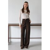 TRENDYOLMILLA ženske pantalone Twoaw26Pl00161, tamno braon-braon | Eponuda.com