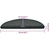 vidaXL Samoljepljivi otirači za stepenice 30 kom zelene 56 x 17 x 3 cm | shoptok.hr