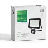 Greentech led reflektor sa senzorom 50w 6500k 4250lm ip65 crni ( AFS-50BK ) | ePonuda.com