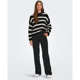 JDY Pulover 'Justy' kremna / črna | Shoptok.si