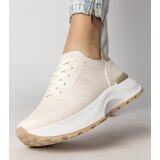 D/CEO Beige sports sneakers with a gold insert Lenkuta Cene