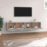  Zidni ormarići 2 kom boja siva betona 100x36,5x35 cm drveni | shoptok.hr